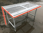 Perforated Stainless Steel Lab / Cleanroom / Prep Table