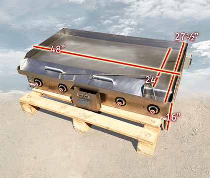 Vulcan RRE48D 48" Commercial Electric Griddle