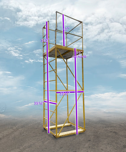 Ladder Scaffolding w/ 99" Platform Height