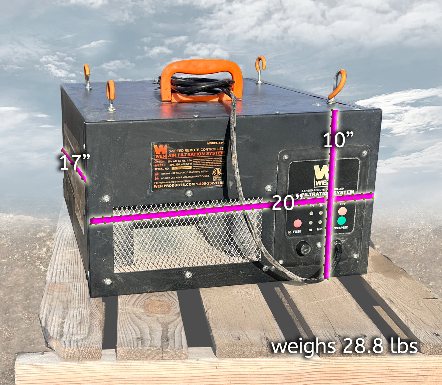 WEN Model #3410 Air Filtration System