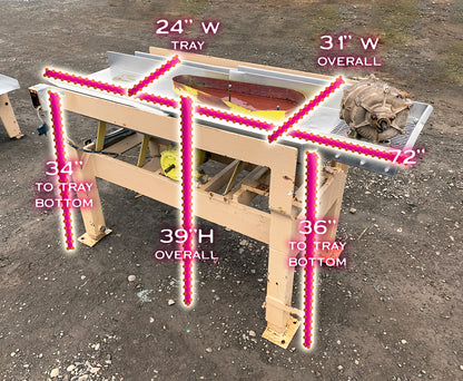 3 Food-Grade Progressive Shaker Tables