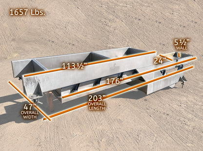 Food-Grade ~17' Stainless Steel Key Technology Vibratory Conveyor