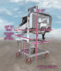 Elliott Mfg. Co. Vibrating Shaker / Dewatering Conveyor Chute