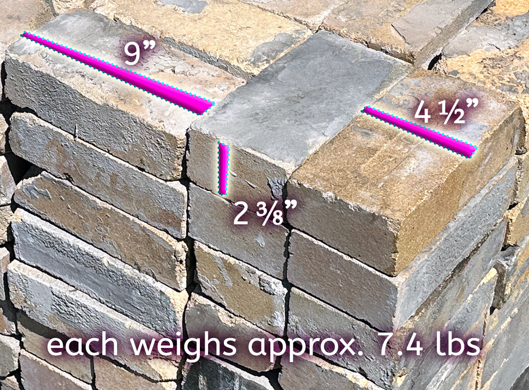 Heavy Duty Refractory Fire Bricks - Interlocking & Straight Styles