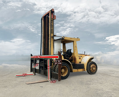 2008 Hyster H150H Forklift w/ Sideshift, Tilt, Fork Positioners
