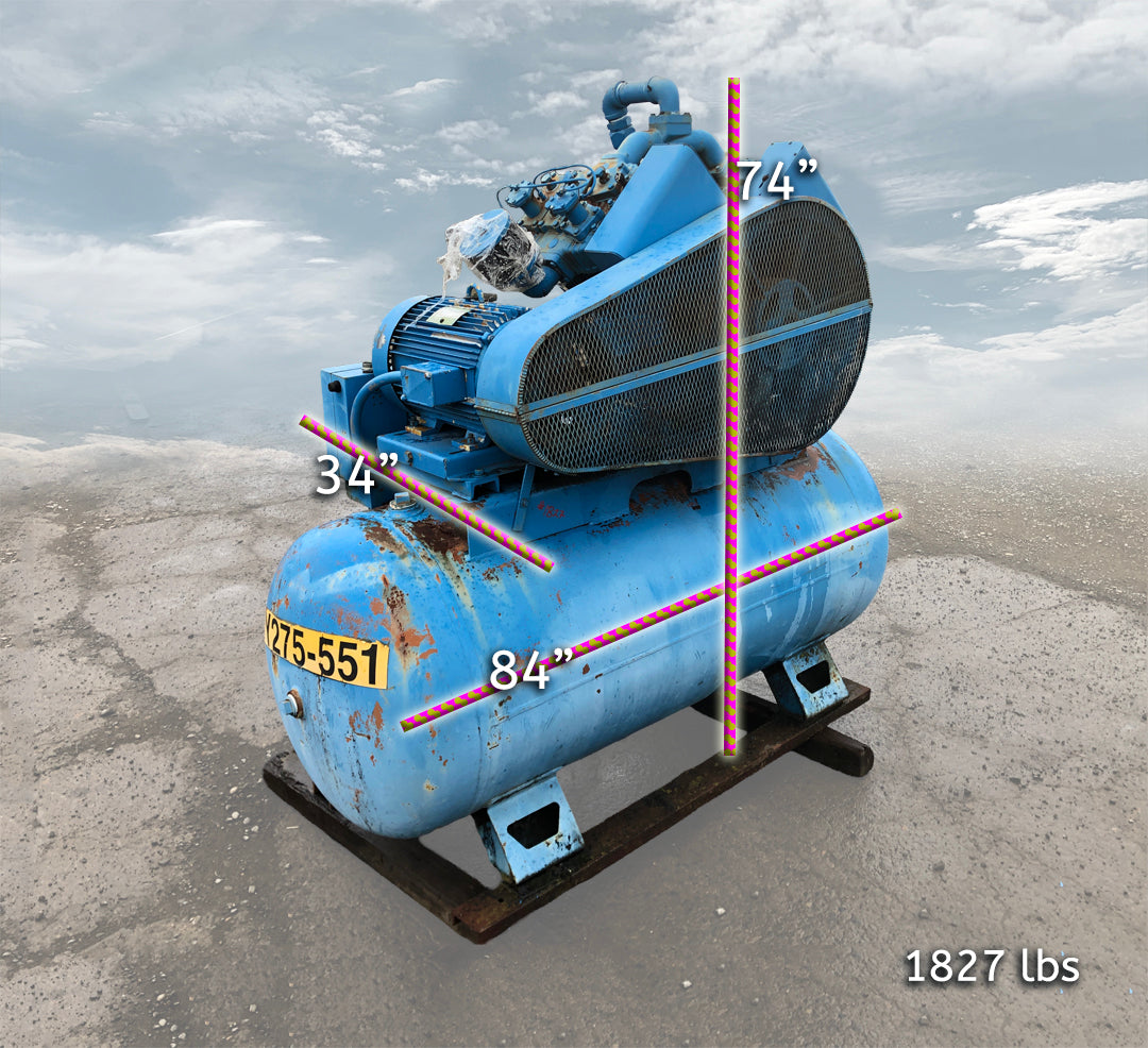 大型青銅歯車　約31cm 2個セット　ギア　ジャンクガーデン　ブロンズ　シャビー Quincy 20HP 5120 Air Compressor – Industrial Scrap Corporation