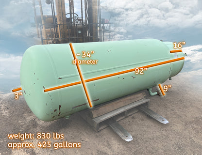 400-Gallon Vertical Air Receiver Tank
