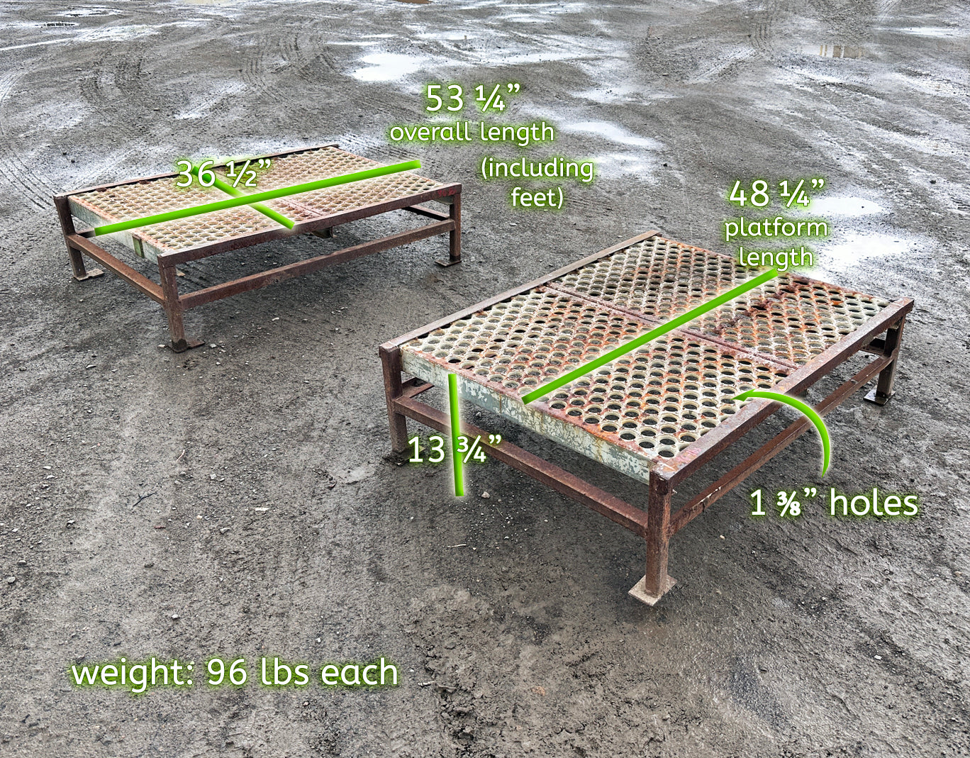 Heavy-Duty Steel Work / Stand Platforms
