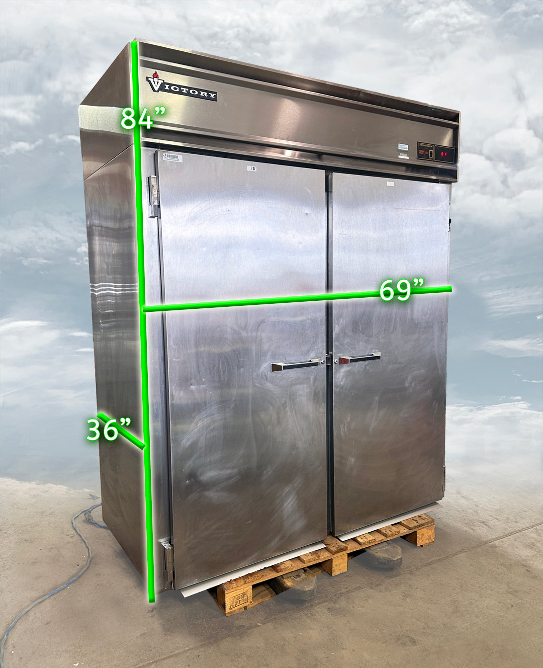 Victory RIS-2D-S7 2-Door Reach-In Refrigerator