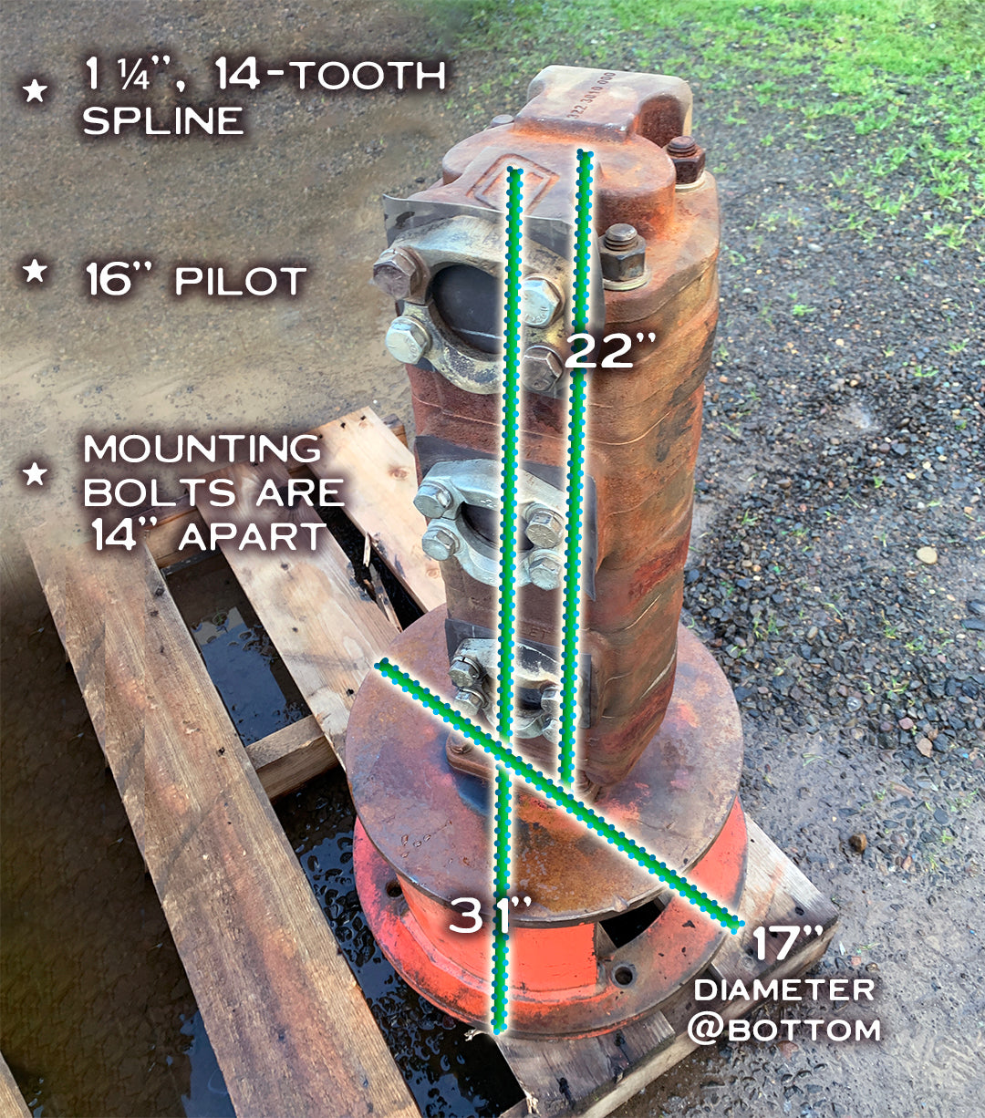 Commercial 322 3010 000 Hydraulic Gear Pump