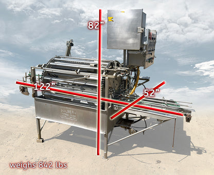Solbern PTF Tumble Filler - Stainless Frame & Upgraded VFD Panel - AS-IS (No Motors)
