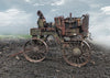Vintage Minneapolis-Moline Tractor Contraption "Yard Art"..?