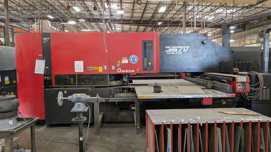 30-Ton / 2000-Watt Amada Apelio III AP3367V Turret Punch & Laser CNC Machine