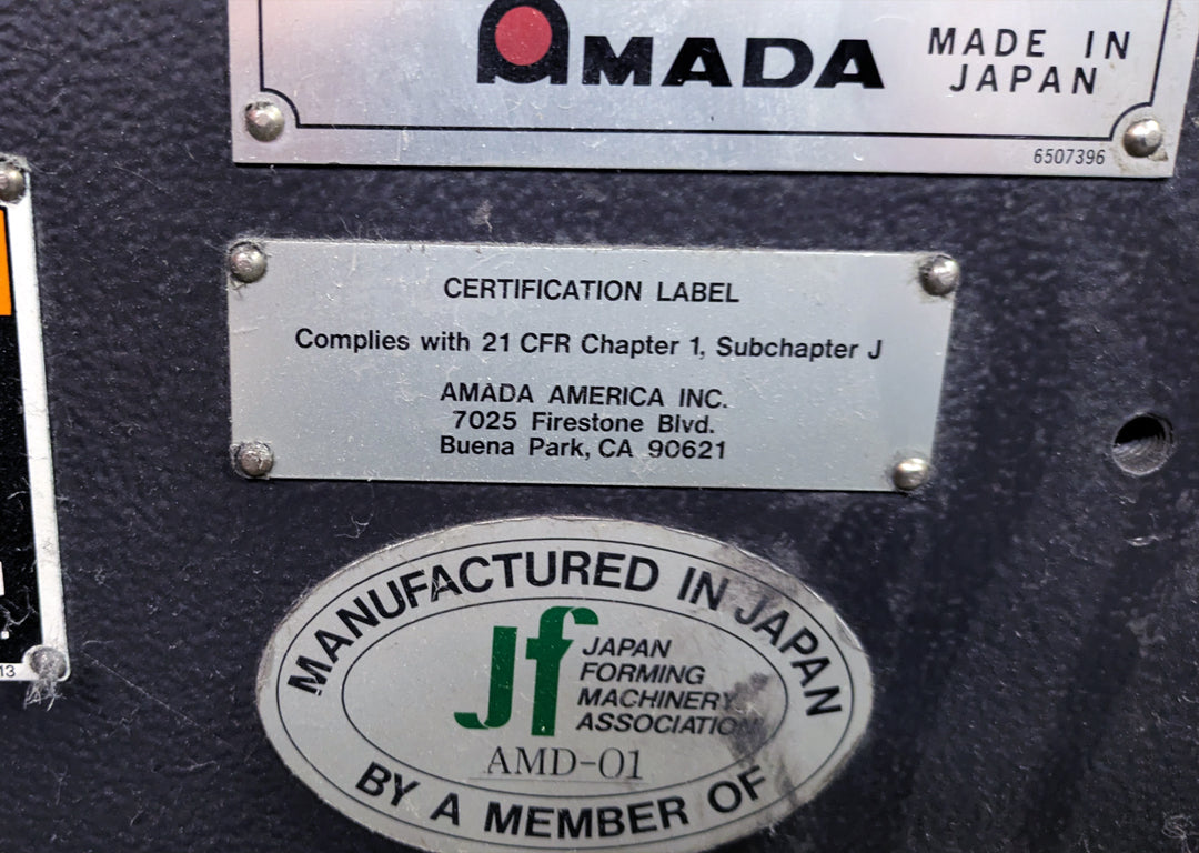 30-Ton / 2000-Watt Amada Apelio III AP3367V Turret Punch & Laser CNC Machine