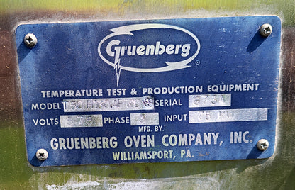 LEWCO NS-EWR06FD NFPA Class B 300°F Walk-In Industrial Oven