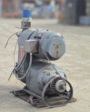 Reeves 661-V1M-12 variable speed Motodrive 25HP industrial drive assembly front angled profile with output shaft
