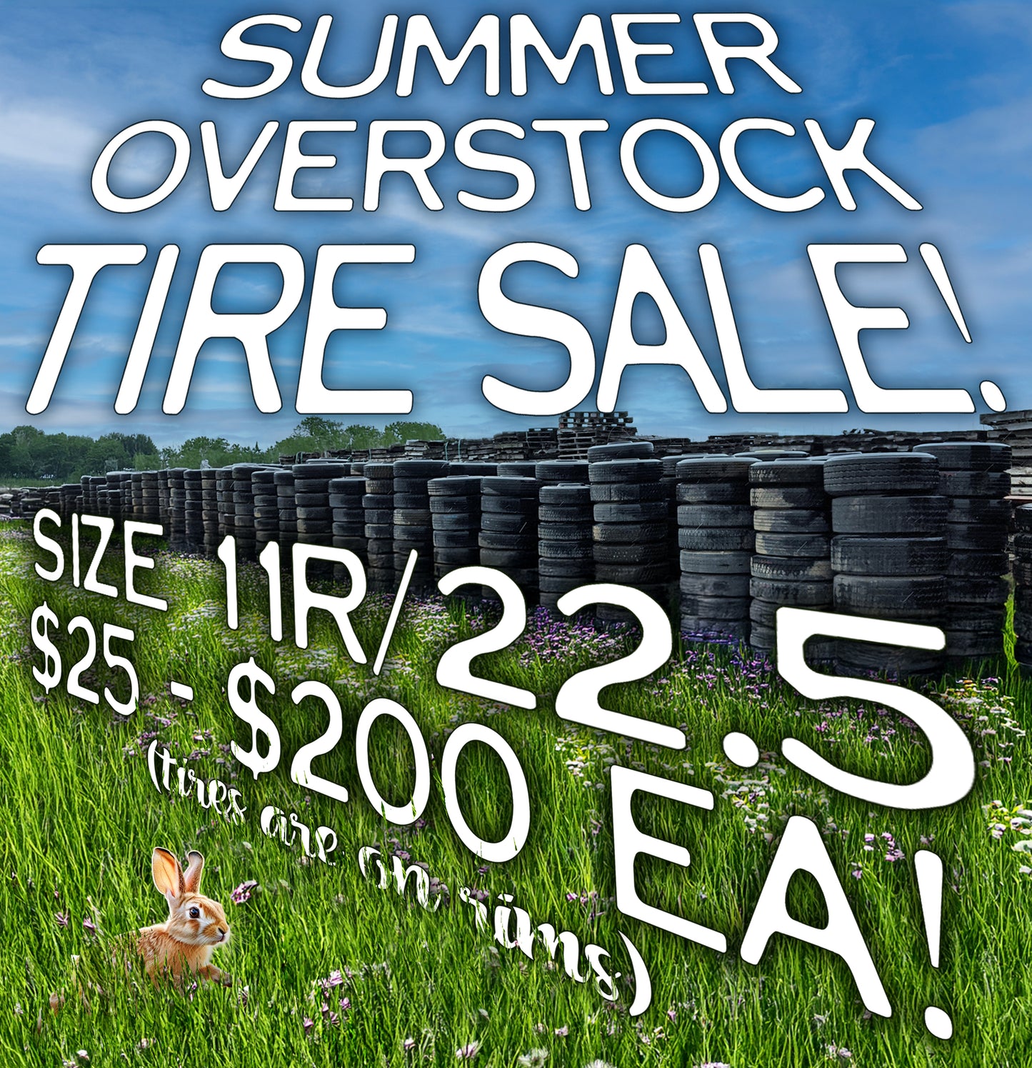 Semi Truck / Bus / Skoolie Tires - Summer Overstock Sale!