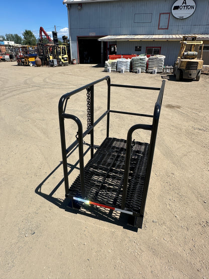 Forklift Mounted Man Basket Work Platform Cage