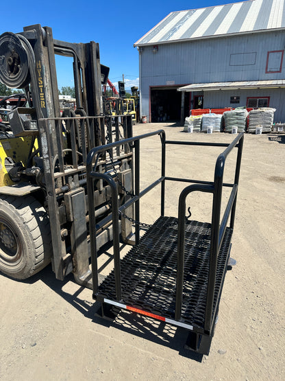 Forklift Mounted Man Basket Work Platform Cage