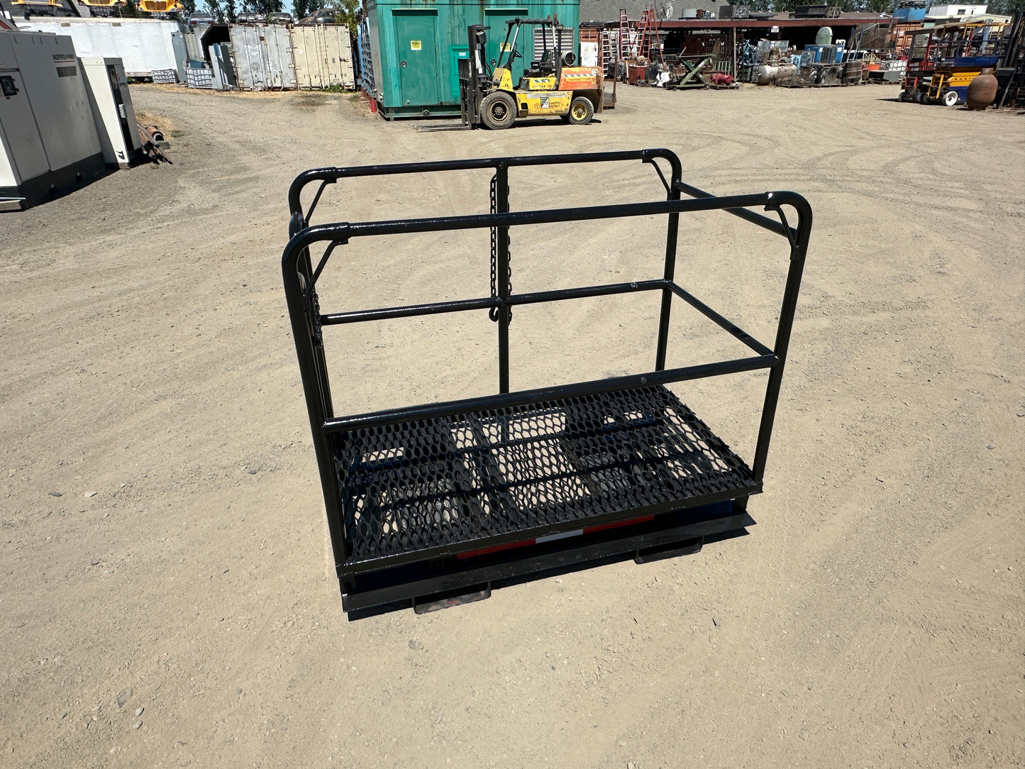 Forklift Mounted Man Basket Work Platform Cage