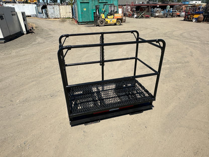 Forklift Mounted Man Basket Work Platform Cage