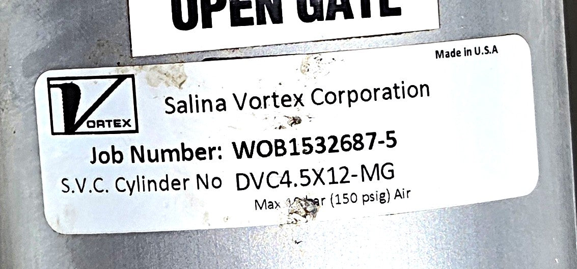 Salina Vortex DVC4.5X12-MG Pneumatic Air Cylinder