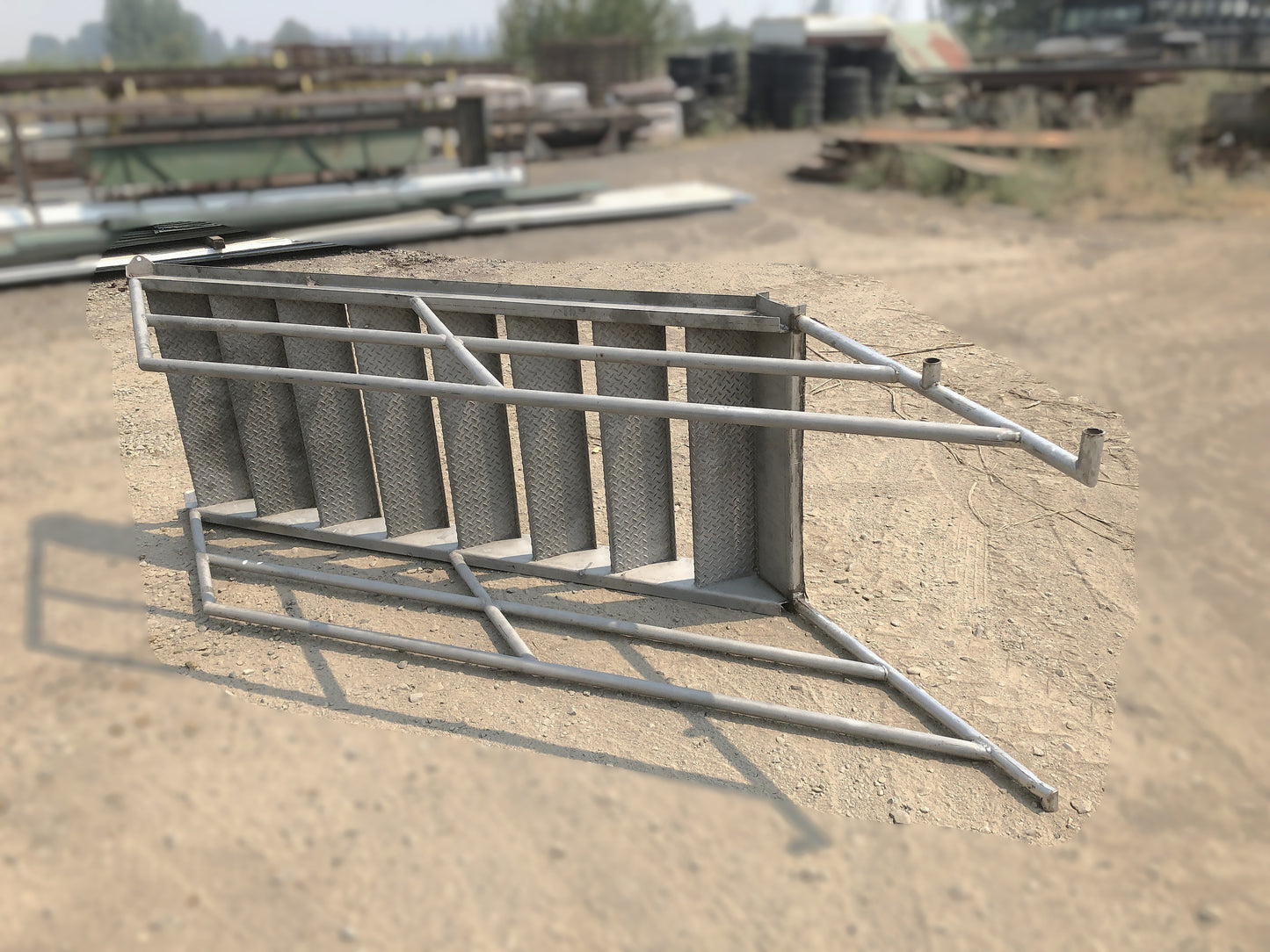 8 Step Stainless Steel Bolt In Access Staircase