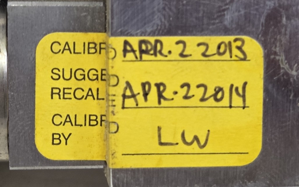 WCB Ice Cream 919972 Continuous Freezer Overrun Air Flow Controller