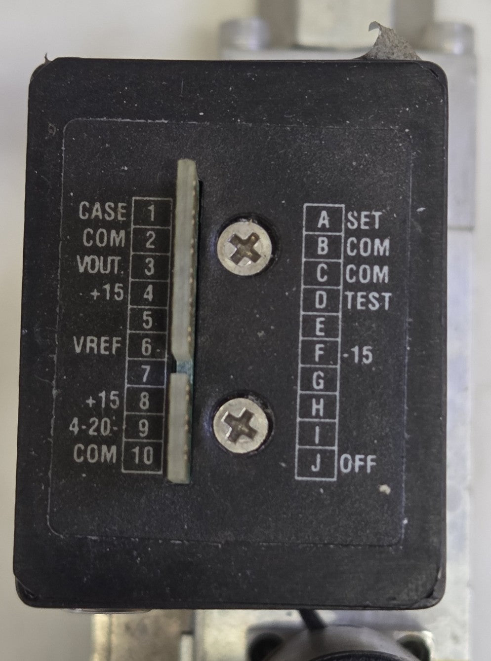 WCB Ice Cream 919972 Continuous Freezer Overrun Air Flow Controller