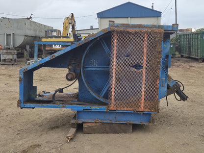 Heavy-Duty Industrial Wood Hog Bark Grinder with Hydraulic Feed Hopper