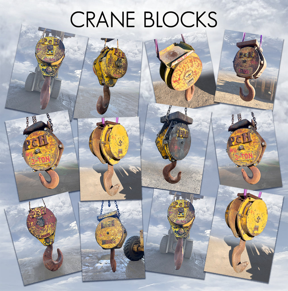 13 Crane Blocks - Priced for All