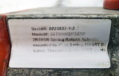 Triac Controls 2R40DA Pneumatic Actuator
