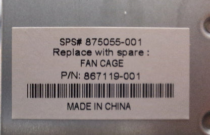HPE 875055-001 DL380 G10 Fan Cage with Fans
