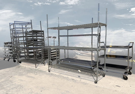 Stainless Steel Commercial Kitchen Racks & Shelving