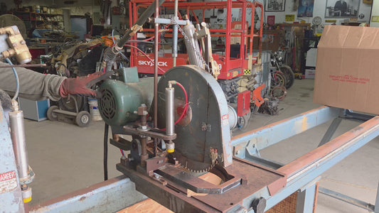 Working CTD DM200 3-Phase Double End Miter Saw
