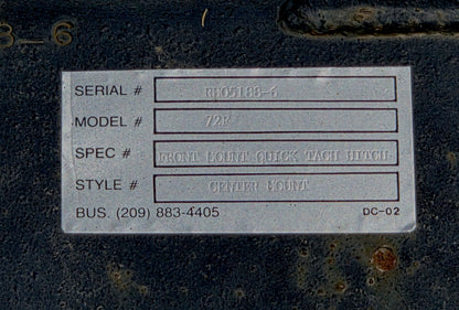RockHound 72F Skid Steer Flail Mower