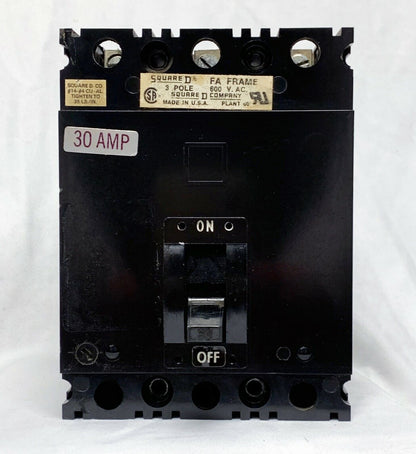 Square D Circuit Breakers: 30A 600V & 60A 480V