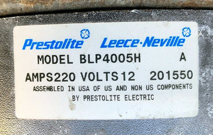 Prestolite Leece-Neville #BLP4005H Alternator