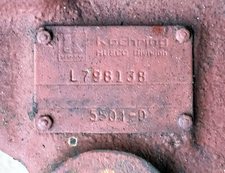 Koehring Husco L798138 Valve Body