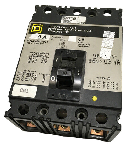 Square D Circuit Breaker FAL340901021