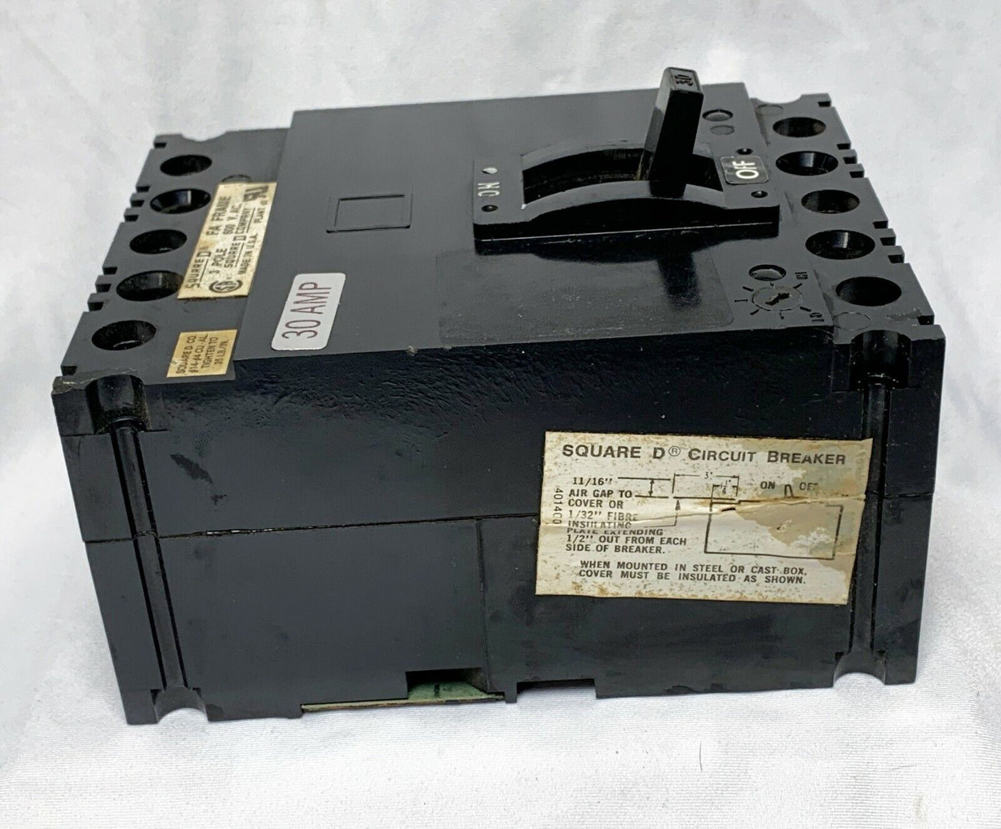 Square D Circuit Breakers: 30A 600V & 60A 480V