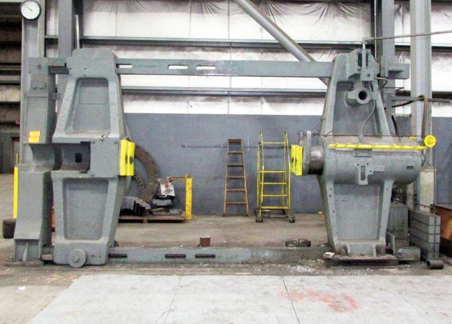 300-Ton Niles-Bement Hydraulic Horizontal Wheel Press