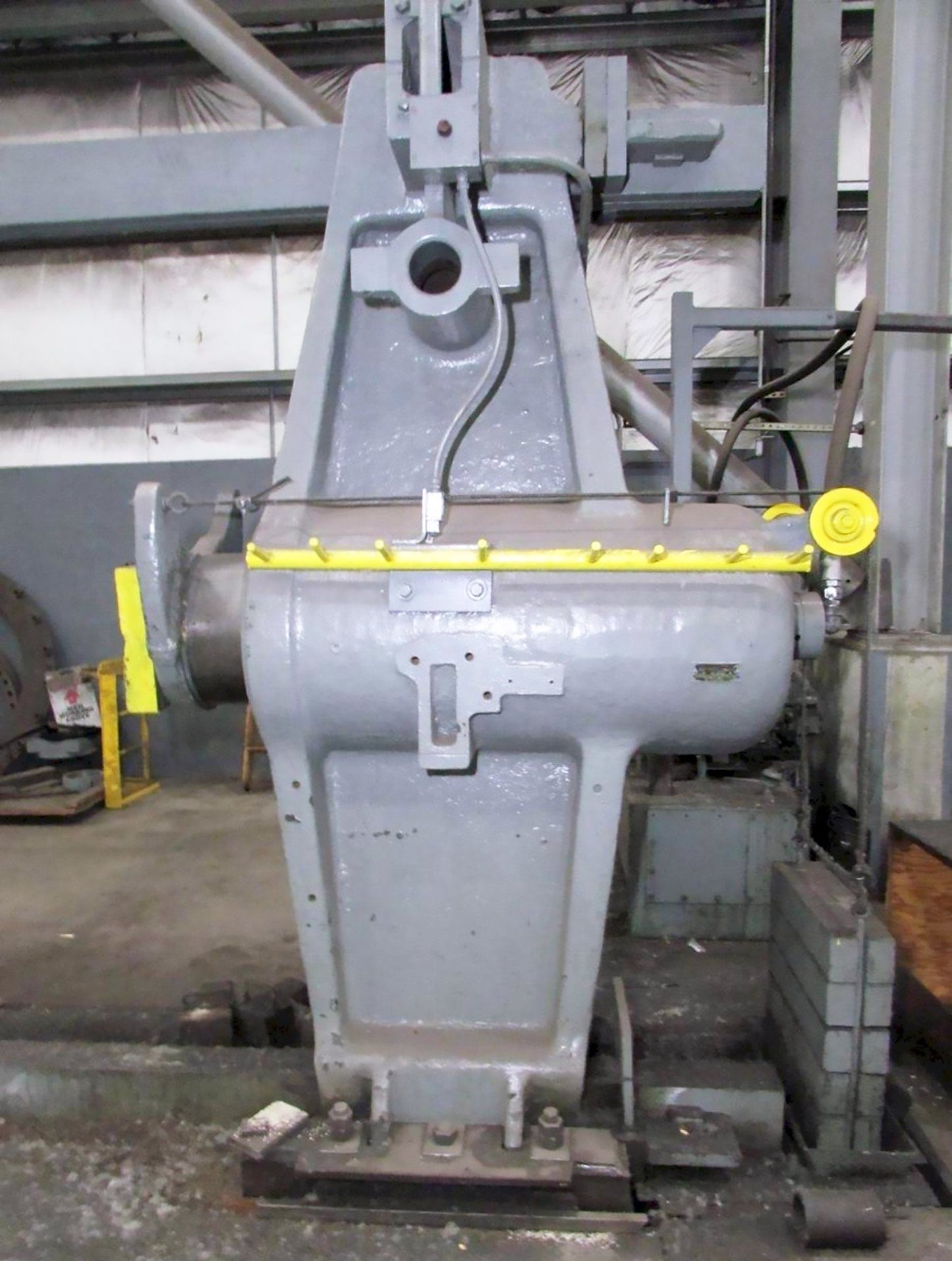 300-Ton Niles-Bement Hydraulic Horizontal Wheel Press