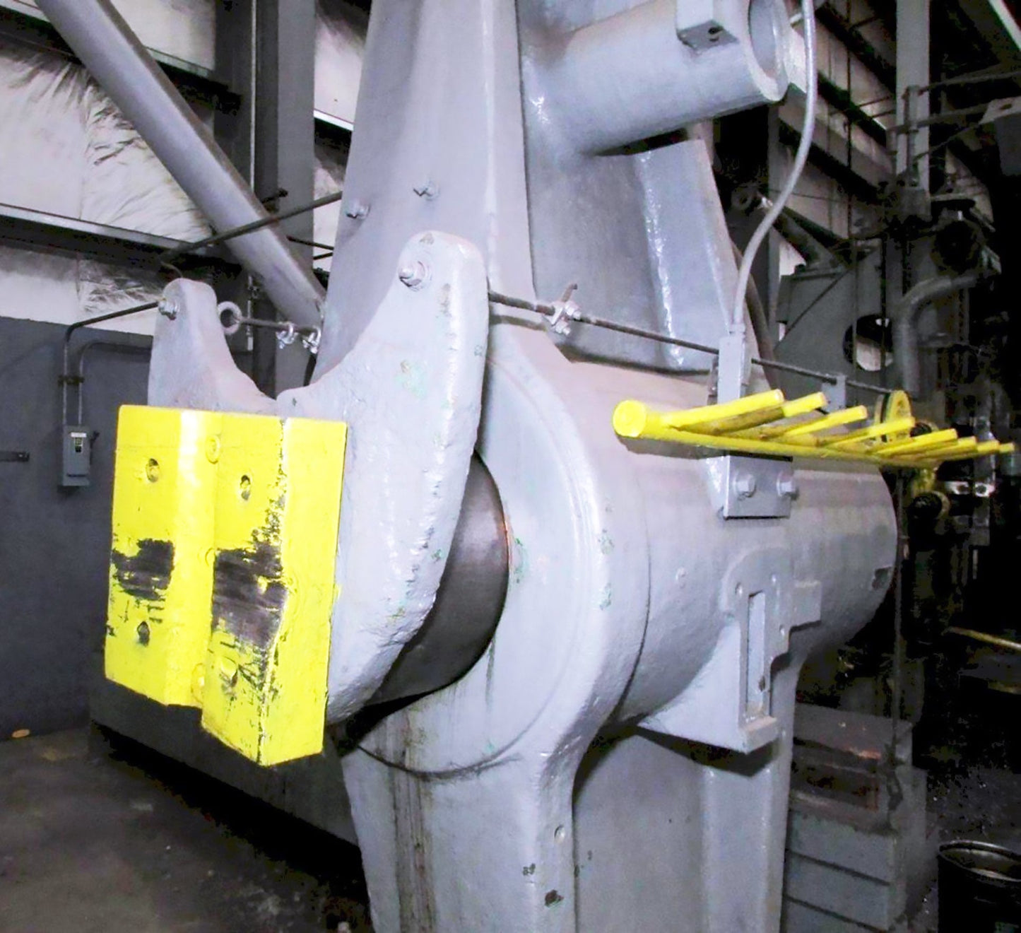 300-Ton Niles-Bement Hydraulic Horizontal Wheel Press