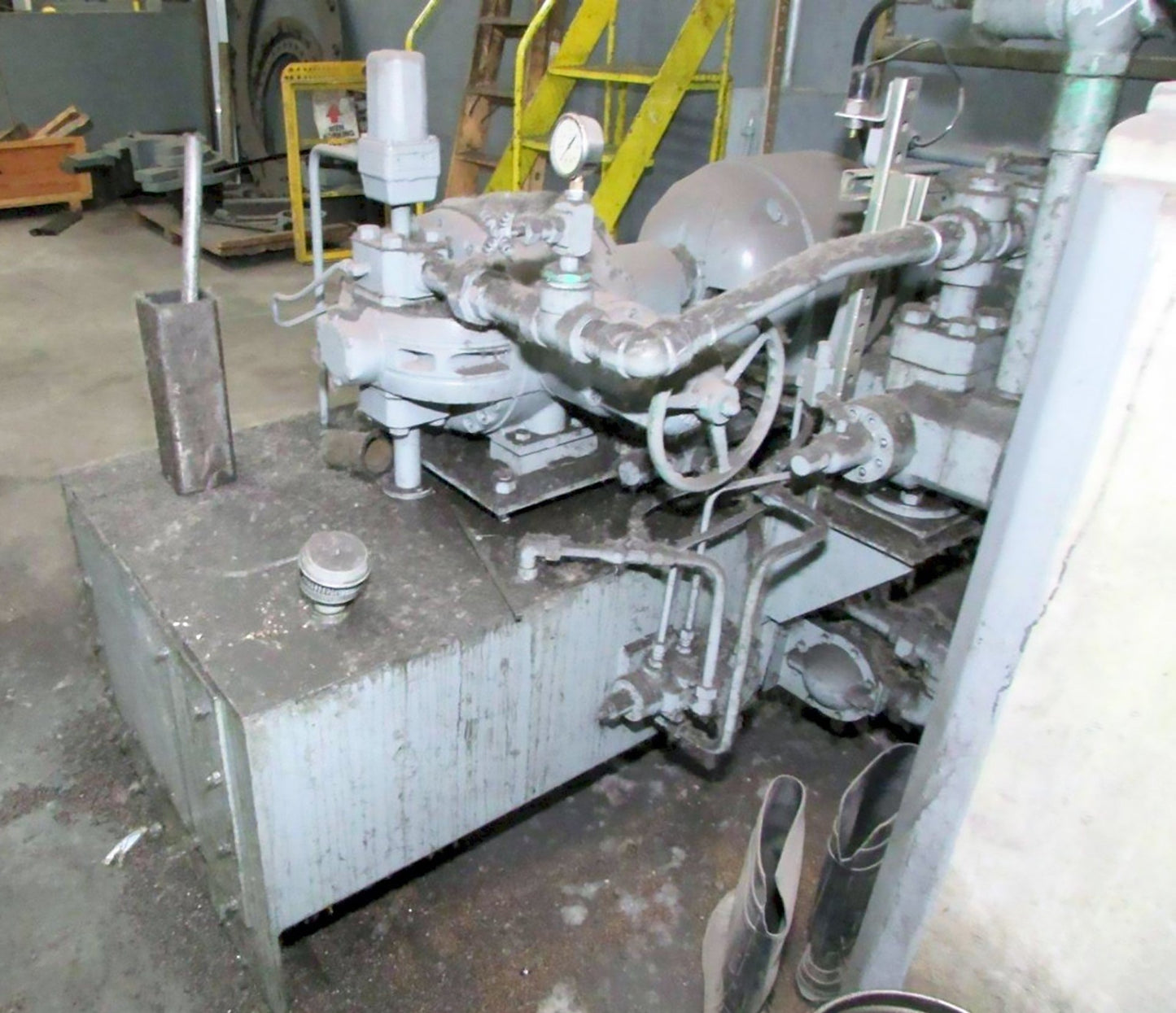 300-Ton Niles-Bement Hydraulic Horizontal Wheel Press