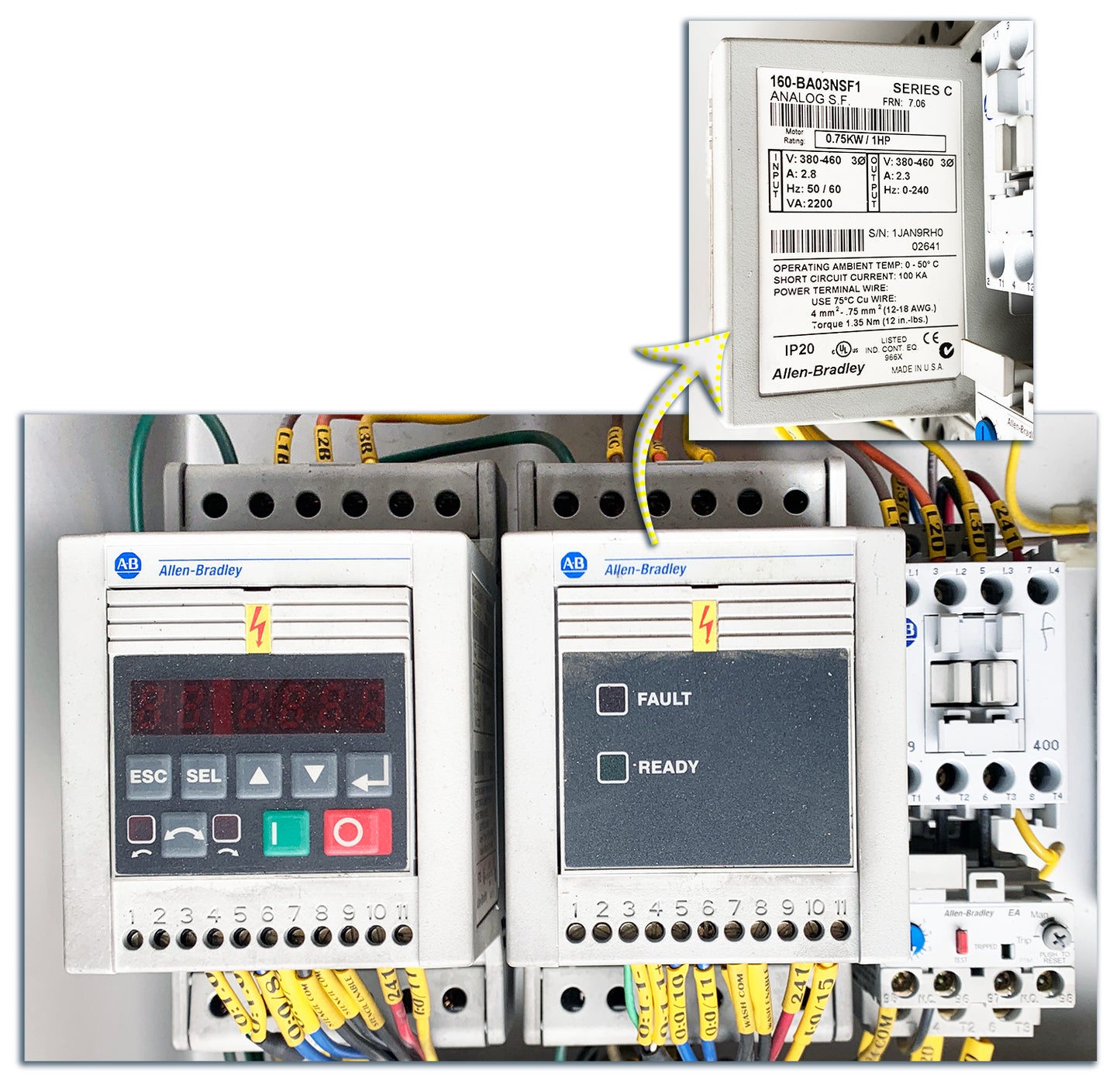 Control Box full of Electronic Components ~ Allen-Bradley & Others