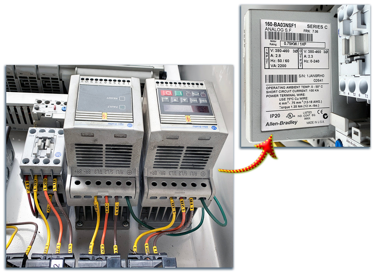 Control Box full of Electronic Components ~ Allen-Bradley & Others