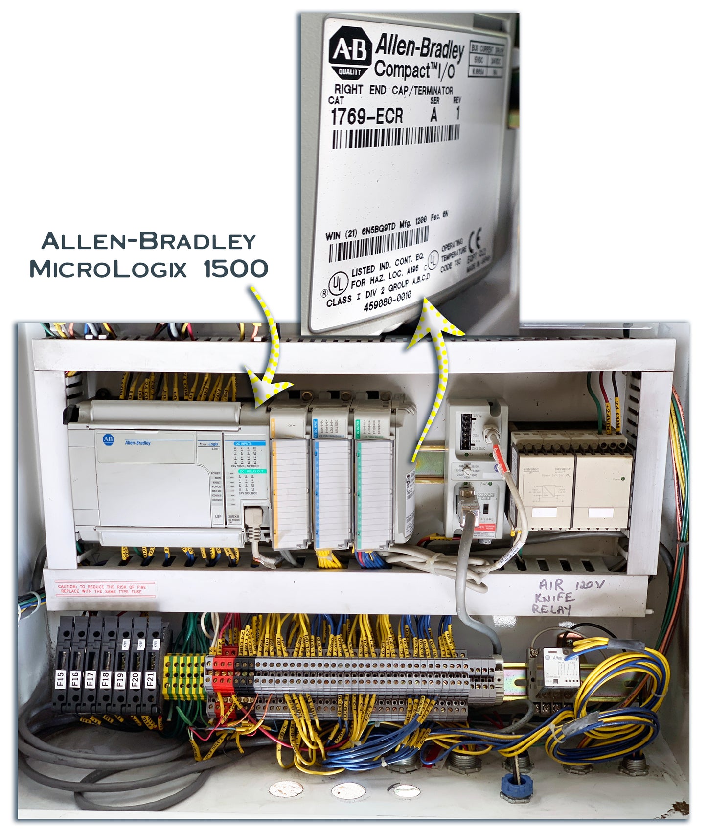 Control Box full of Electronic Components ~ Allen-Bradley & Others