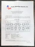 New / Open Box ~ North American Electric PESS56C2M-4 3-Phase, 2HP Motor