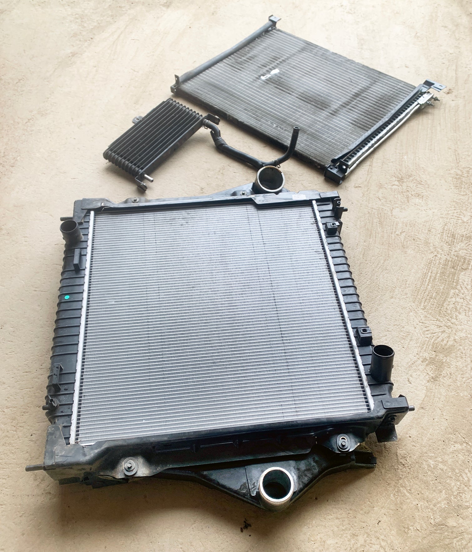 Ford E350 Radiator / Air-to-Air Cooler / AC Condenser / Oil Cooler